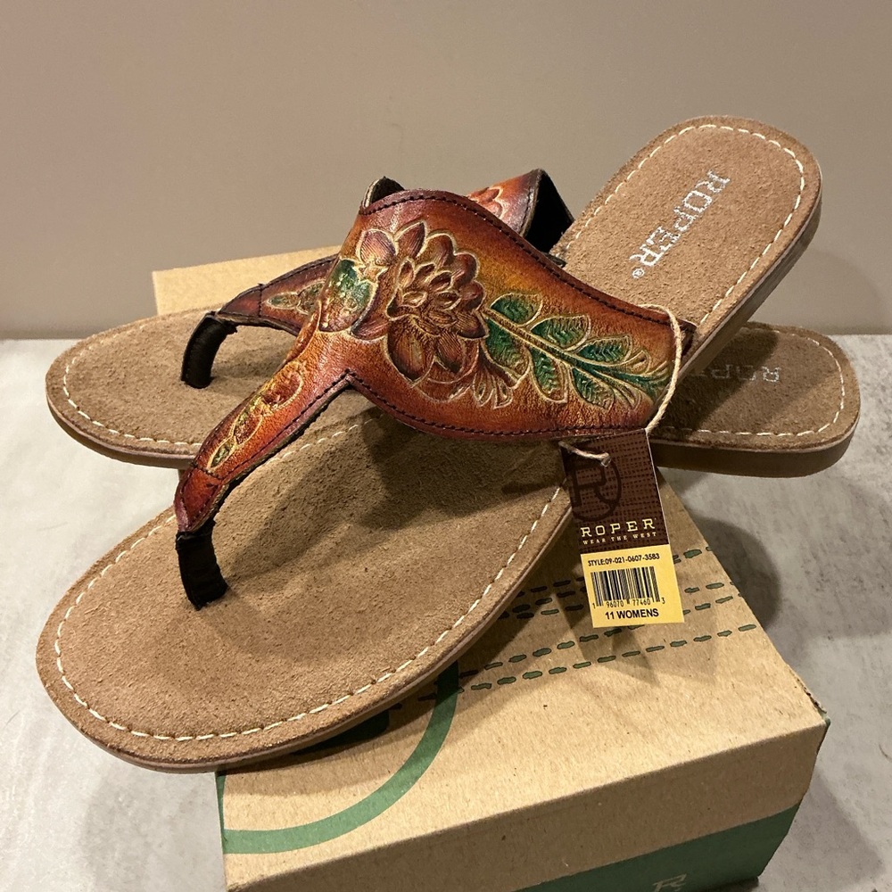 Roper Women's Cactus Floral Sandals